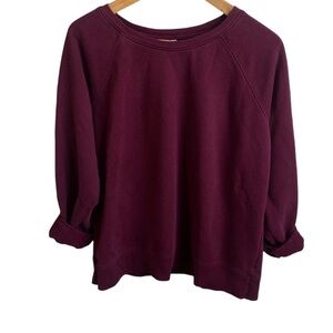 Time and Tru Women's Deep Red Sweatshirt
